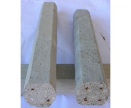 Palo in cemento  precompresso 60x60 con 2 o 4 trecce
